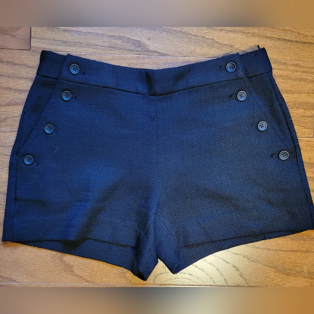 Banana Republic Black Woven Women's Sailor Shorts 2P NWT